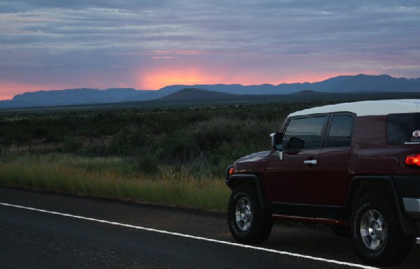 FJ West Texas Sunset