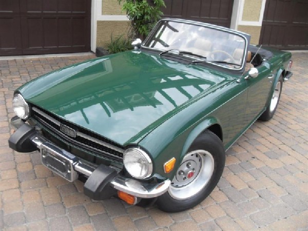 1976 Triumph TR6, Roadster, French Blue