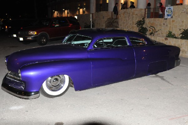 Hotrod Mercury owned by rock star Charlie Sexton outside the Austin Music H