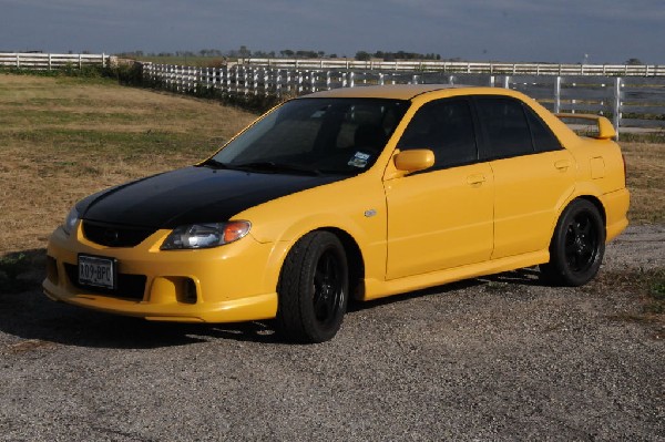 kingsnake racing 2003.5 MazdaSpeed Protege gets blacked out