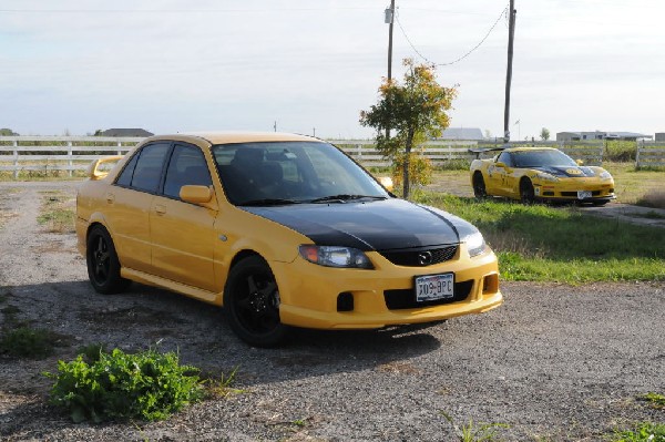 kingsnake racing 2003.5 MazdaSpeed Protege gets blacked out