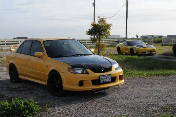 kingsnake racing 2003.5 MazdaSpeed Protege gets blacked out