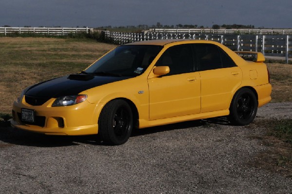 kingsnake racing 2003.5 MazdaSpeed Protege gets blacked out