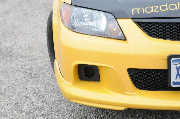 kingsnake racing 2003.5 MazdaSpeed Protege gets driving lights installed