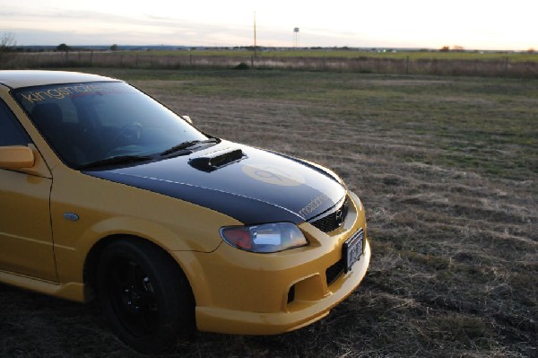 kingsnake racing 2003.5 MazdaSpeed Protege gets it's first graphic set