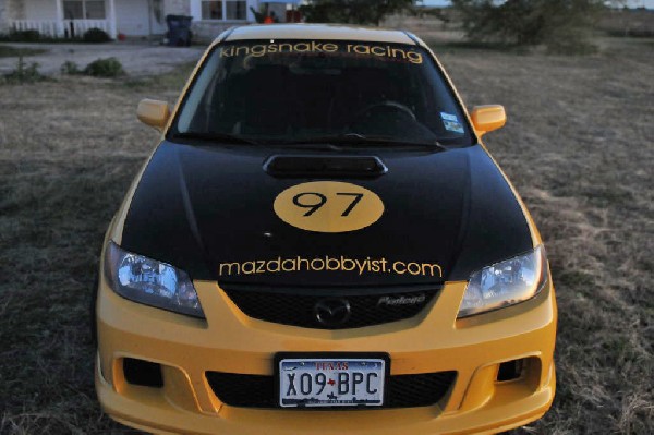 kingsnake racing 2003.5 MazdaSpeed Protege gets it's first graphic set